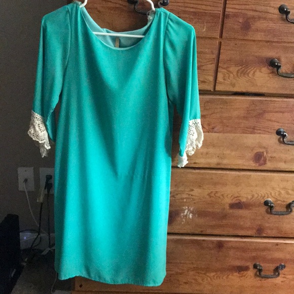 Tiffany blue summer dress - Picture 2 of 3